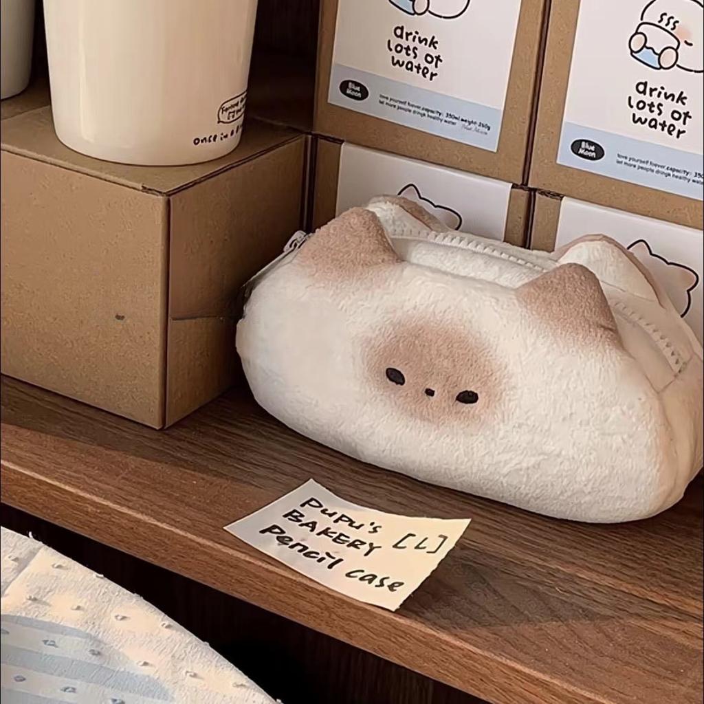 Кошачий пенал, школьные принадлежности для девочек, большая вместимость, пенал, пенал, пенал с тостом