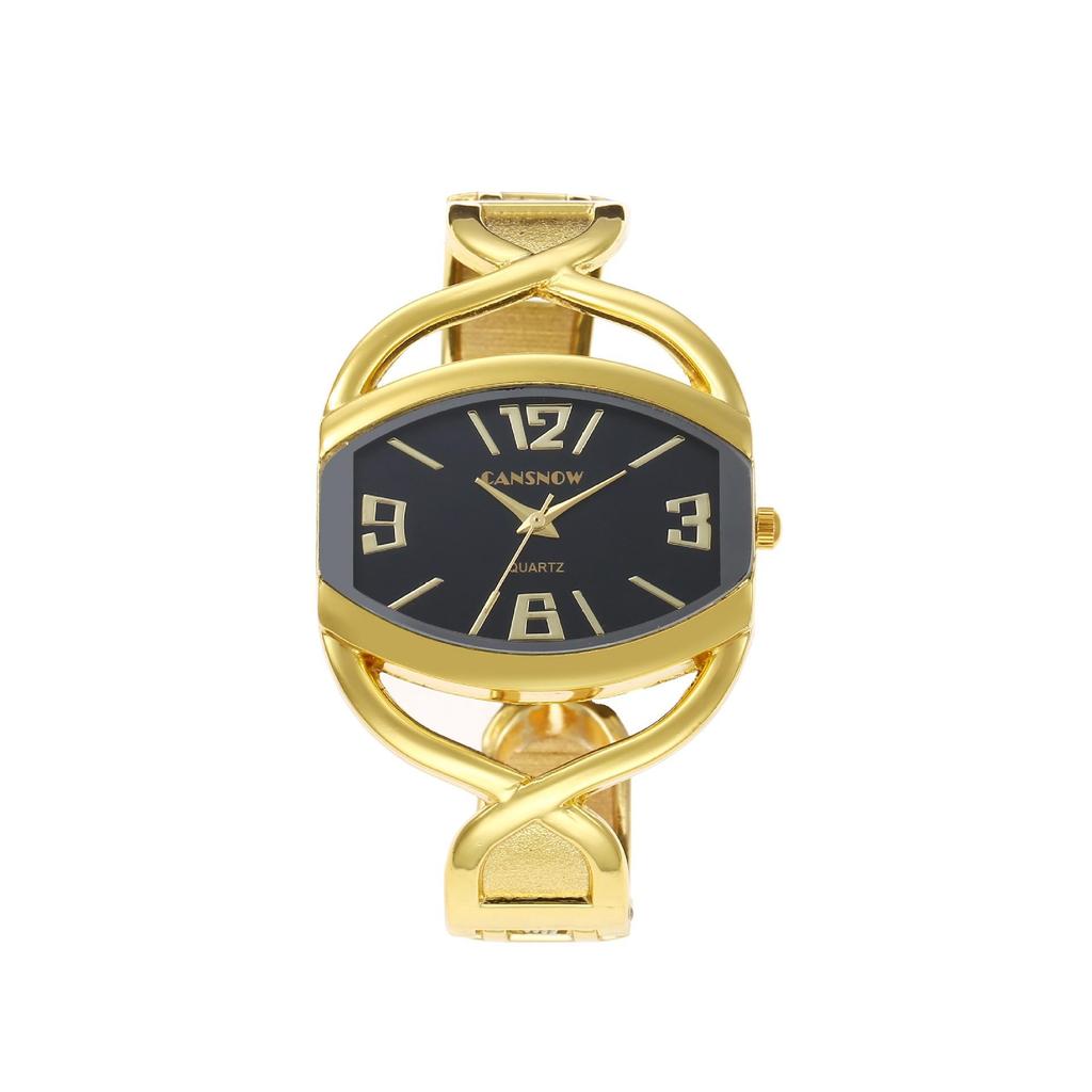 Модные женские золотые часы-браслет из нержавеющей стали, роскошные часы для женщин, женские кварцевые наручные часы