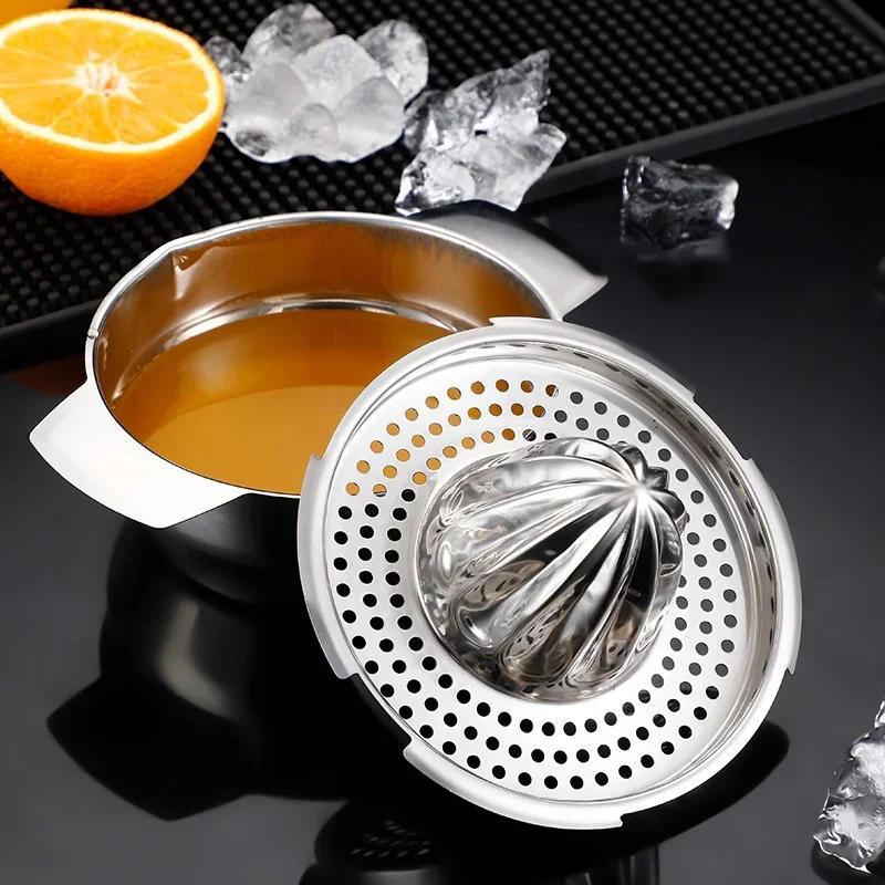 Stainless Steel Lemon Juicer Squeezer Manual Fruit Juicer Orange Juice Maker Portable Metal Citrus Juicer Kitchen Tools Gold111