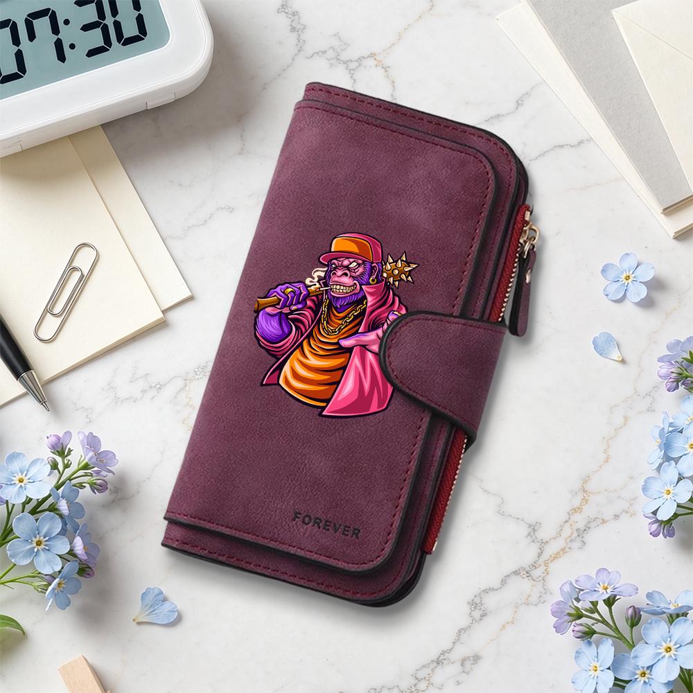 Hip Hop Gorilla Fashion Wallet Casual Forever Purse