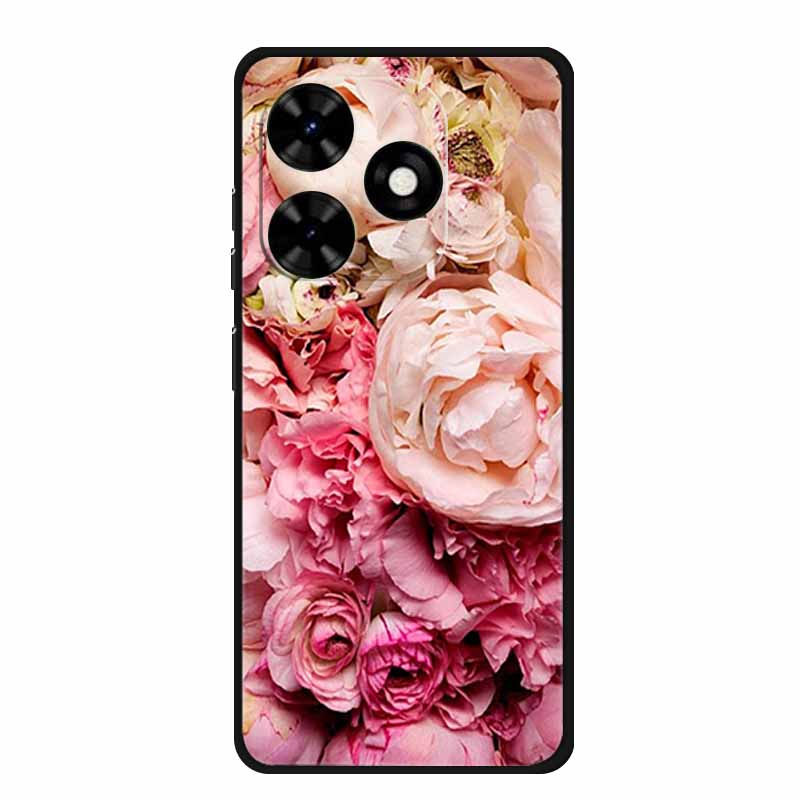 Чехол для Tecno Spark Go 2024 Животные Расписной ТПУ Силиконовый Мягкий Чехол для Телефона для Spark Go2024 BG6 Защитный Волк Ударопрочный Para