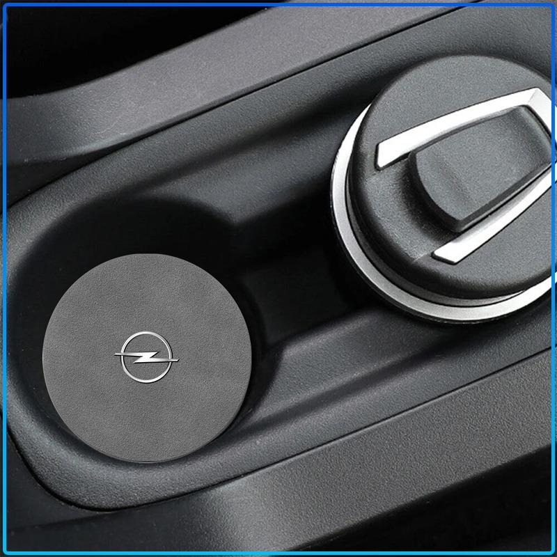 Car Styling Auto Coaster Water Cup Slot Non-Slip Mat Pad For Opel Astra H G Corsa Insignia Astra Antara Meriva Zafira Interior