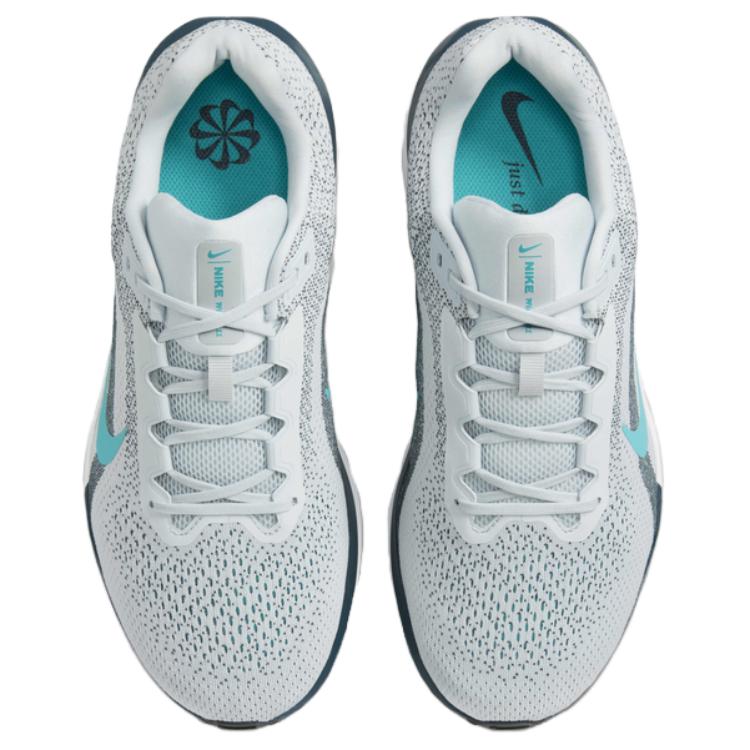 Nike Мужские кроссовки Air Winflo 11 Extra Wide Чистый платиновый/Броневой темно-синий/Фотоновая пыль/Пыльный кактус FQ8937-004