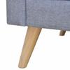 2 Seater & 3 Seater Sofa Set in Light Grey Fabric