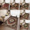 Persian Turkish Printed Carpet for Living Room Decor Sofa Area Floor Mat Bedside Area Rug Balcony Kitchen Table Mat Welcome Rug