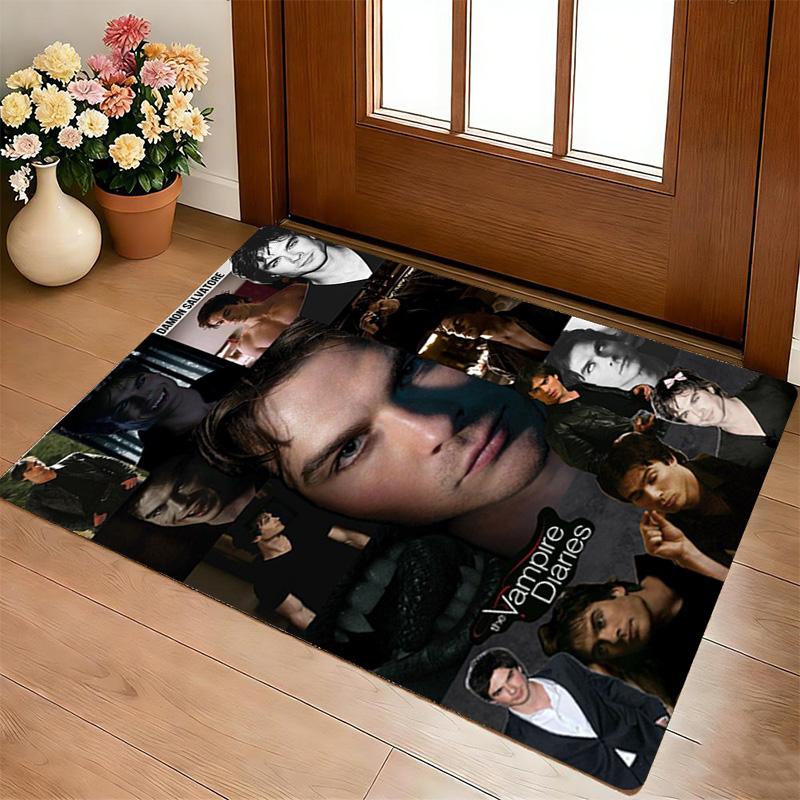 Damon Salvatore Living Room Nonslip Area Rug Soft Carpet For Bedroom Game Playroom Sofa Office Home Decor Doormat Christmas Gift C9261255