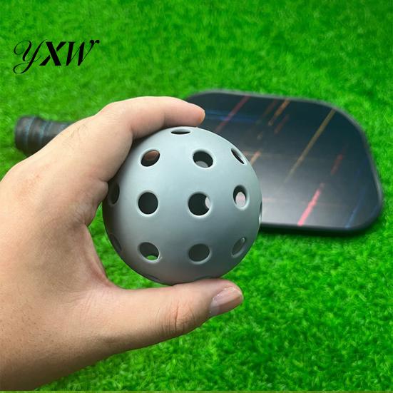 Elastic Pickleball 3Pcs 40-Holes High Bounce Visibility PE Indoor Outdoor Balls Tournament Training Practice Ball Accessories