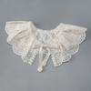 Girls Doll Detachable Fake Collar Kids Big Lapel False Collar Girls Lace Detachable Neckline Shawl Detachable Tie Choker
