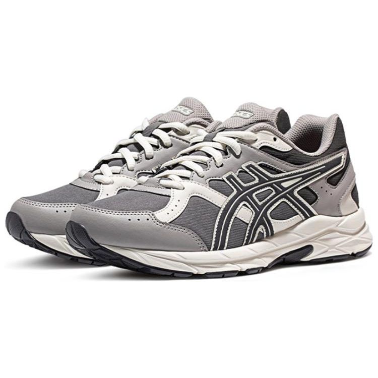Asics Gel-Contend Cn Удобная Дышащая Ткань Синтетическая Кожа Прочные Низкие Повседневные Кроссовки для Бега Женские кроссовки Серый 1012B463-020