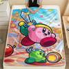 Kirby3 Daily Comfort Leisure Blanket, Flannel Blanket with Print Design for Sofa, Bed, Picnic & Journey.-TING