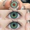 EYESHARE 2Pcs Natural Brown Contact Lenses Yearly Contact New Korean Cosmetics Beauty Blue Eyes Makeup Pupils