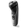 PHILIPS - Rasoir 3 têtes Serie 3000 - autonomie 60 mn - batterie Lithium-ion - noir - S3143.00