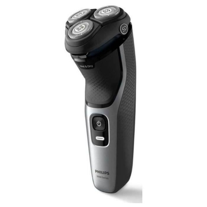 PHILIPS - Rasoir 3 têtes Serie 3000 - autonomie 60 mn - batterie Lithium-ion - noir - S3143.00