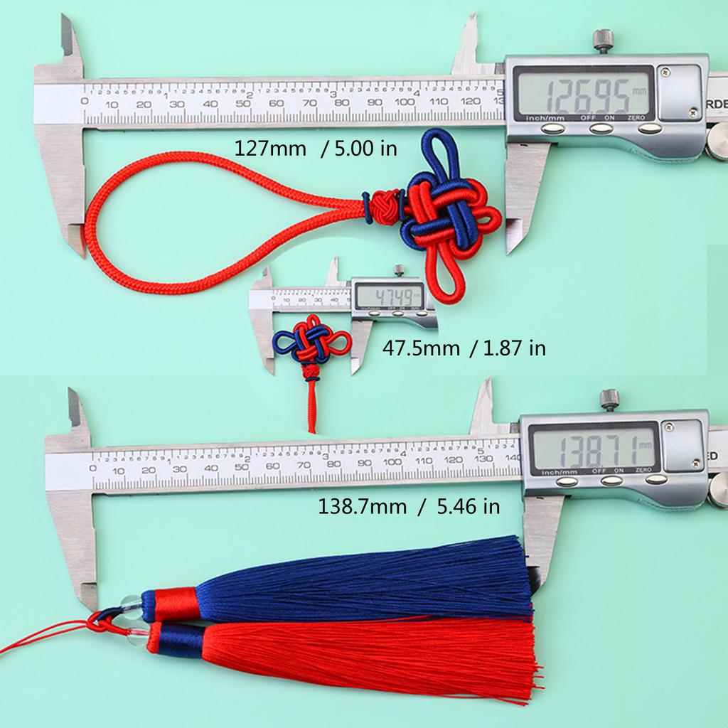 Кисточки в виде традиционного китайского узла для праздничного украшения, подвески для салона автомобиля, двухцветная подвесная веревка, декоративная подвеска
