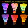 Head Goose Feather Glow Birdies LED Badminton Shuttlecocks Light Up Shuttle-Cocks Glow In The Dark