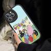 Cartoon Barbapapa Phone Case For IPhone 16 15 14 13 12 11 Pro Max Plus Leather Soft Cover