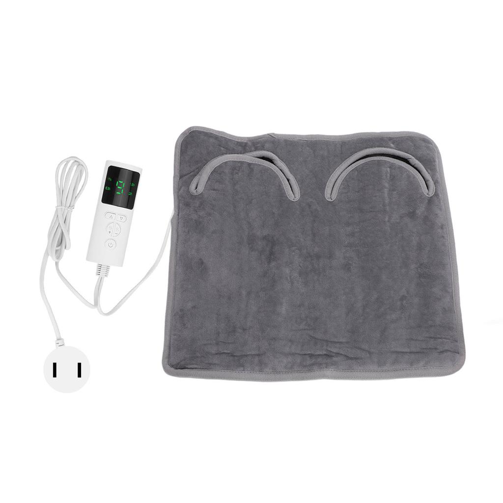 Electric Heated Foot Warmer 9 Temperature Setting 4 Timing Time Washable Foot Heating Pad