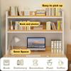 Desktop Shelf Desktop Shelf Desktop Shelf Desktop Shelf 80cm 90cm 100cm 110cm 120cm Storage Box Easy to Assemble