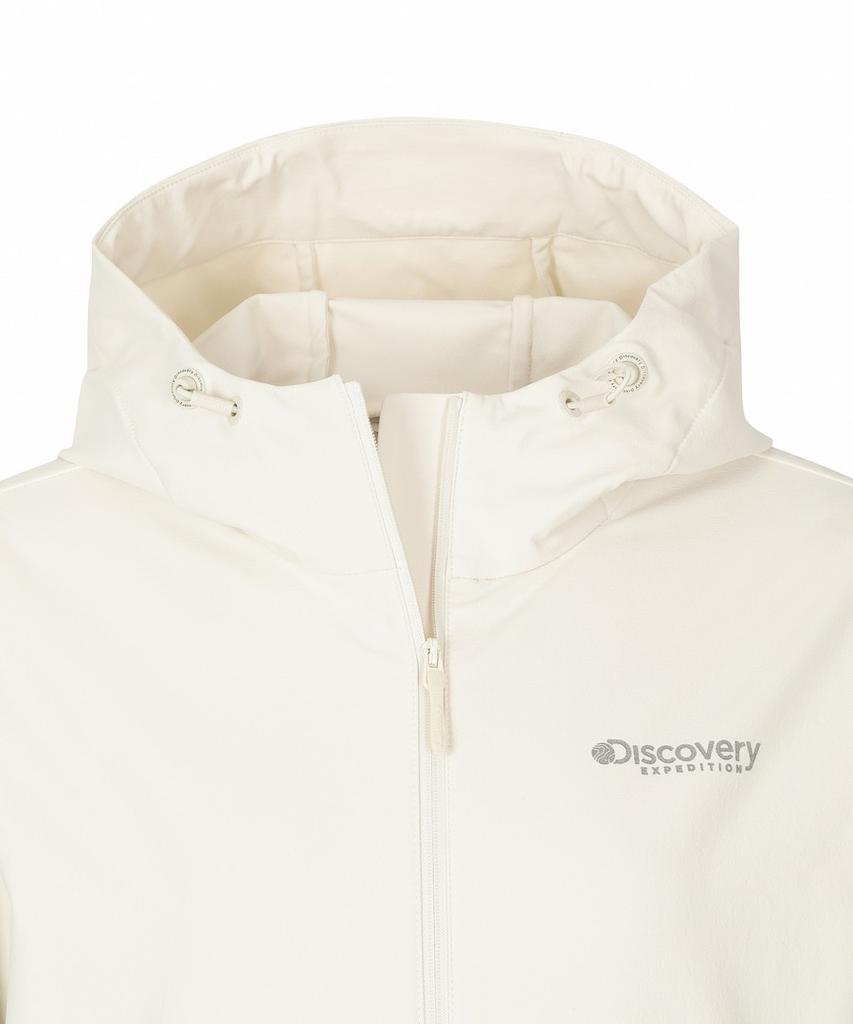 Женская мягкаяshell куртка с капюшоном Discovery Expedition Essential (L/Крем)