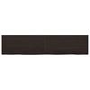 Washbasin Top Dark Brown 220x50x(2 4)cm Solid Wood
