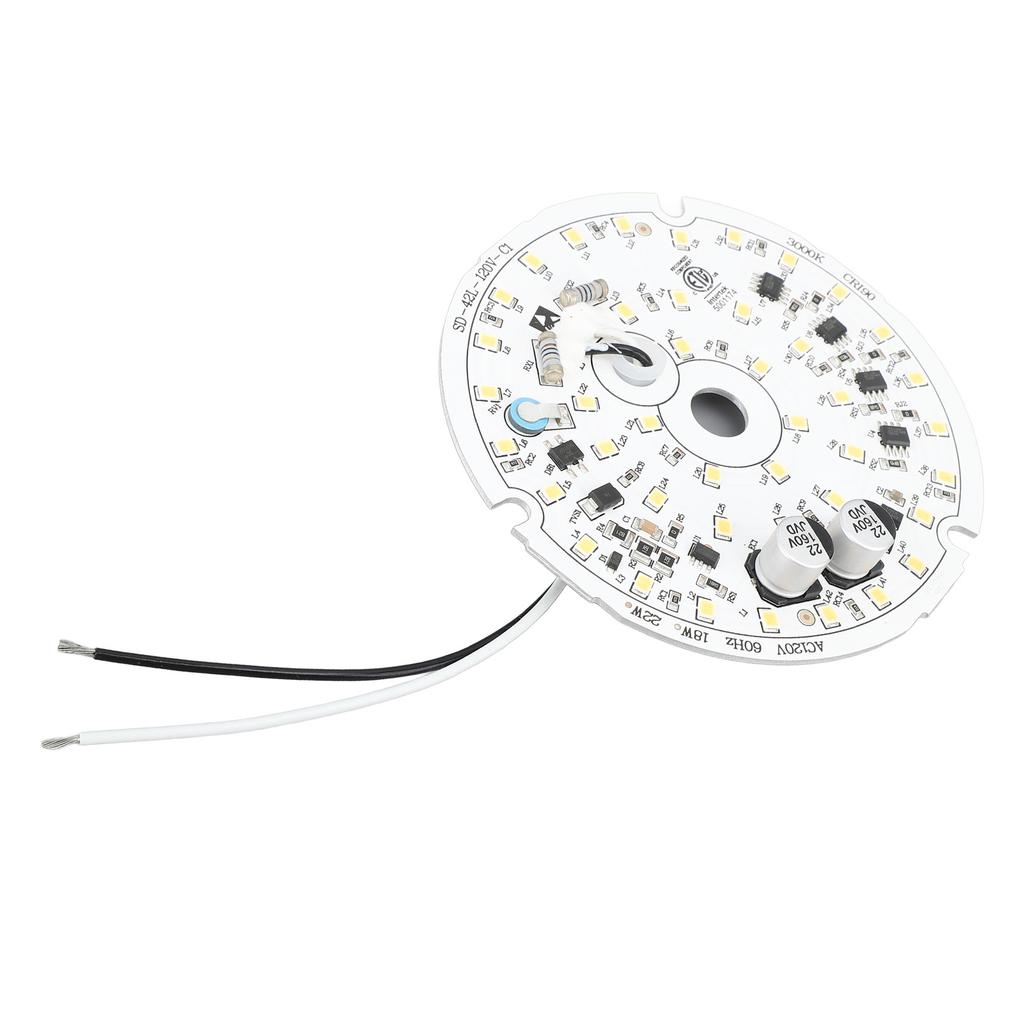 Ceiling Fan Light Replacement Panel 3.93inch Led AC120V 18W 2000LM Dimmable Ceiling Fan Light Board