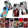 Чехол для Apple iPhone 16 15 14 Plus 13 12 Mini 17 Pro Max + ProMax 16E Air Чехол для телефона Shanks Luffy One Roronoa Zoro Piece