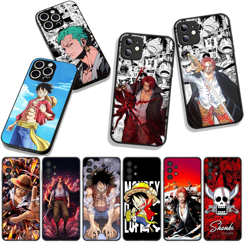 Чехол для Apple iPhone 16 15 14 Plus 13 12 Mini 17 Pro Max + ProMax 16E Air Чехол для телефона Shanks Luffy One Roronoa Zoro Piece