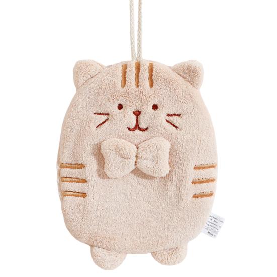 Полотенце для рук в ванной комнате, не линяет, сухое, толстое, с милым мультяшным котом, декор для чистки, кухонный инструмент ARI