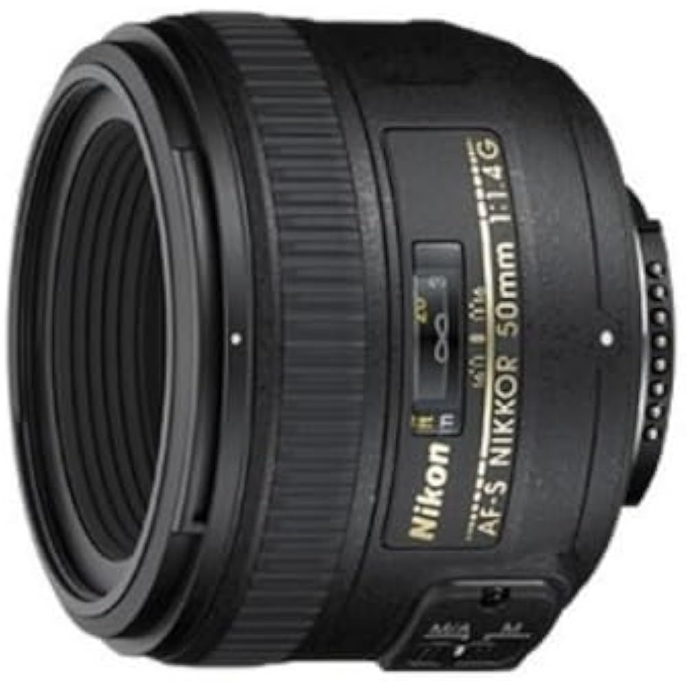 Nikon Объектив с фиксированным фокусным расстоянием AF-S NIKKOR 50mm f/1.4g Совместим с полнокадровыми камерами