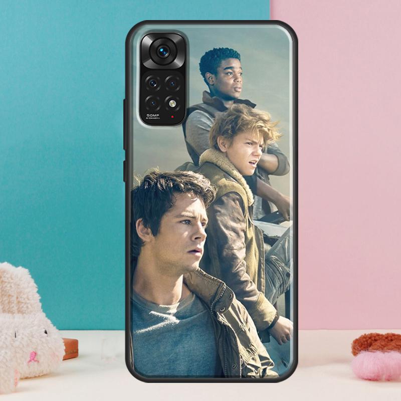 Чехол-лабиринт с тритоном для Xiaomi Redmi Note 14 13 12 Pro 11 9 10 9S 10S 11S 12S Redmi 14C 13C 10C 12C
