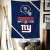 New York Giants Wall Tapestry Aesthetic Wall Hanging Printed Fabric Blanket Decorative Tapestries for Bedroom Living Room Home Decor