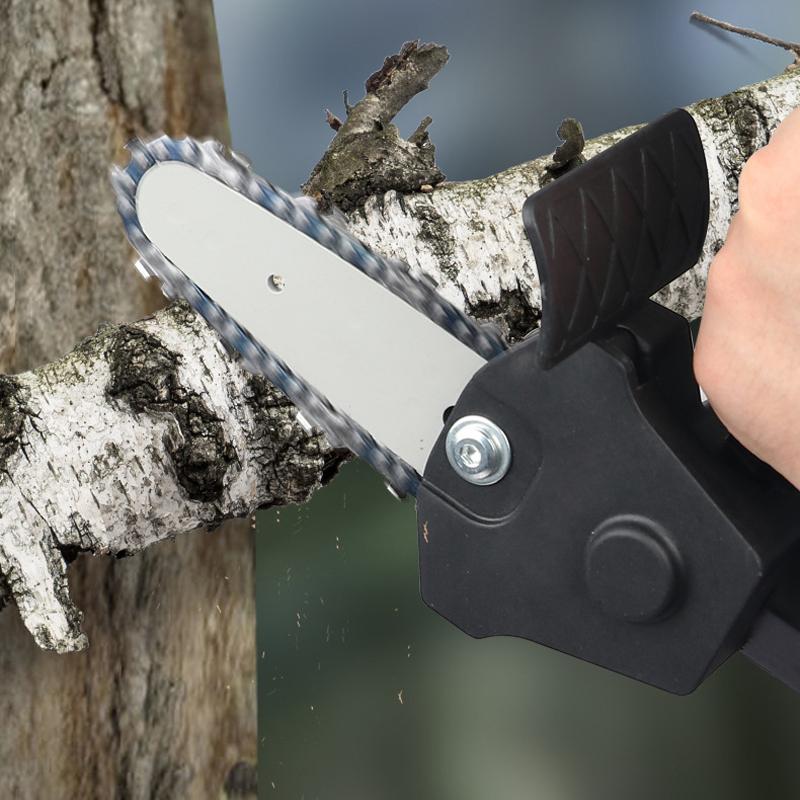 4/6-дюймовая бытовая мини-электродрель в электрическую пилу-конвертер, лесозаготовительная пила, садовая пила, электрическая цепная пила, инструмент для преобразования головки