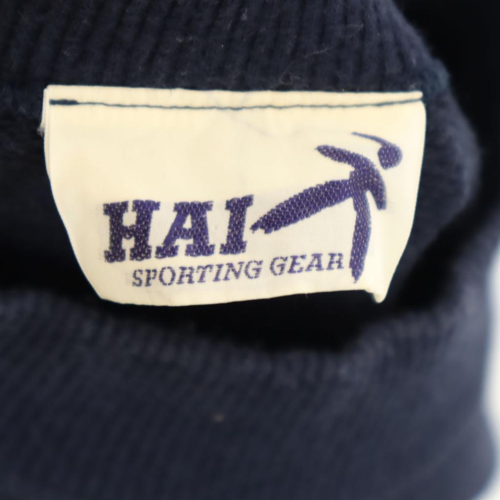 HAI SPORTING GEAR 90-е Старый Свитшот с длинным рукавом и воротником-стойкой Мужской Б/У