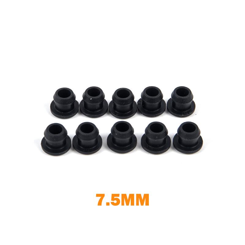 10Pcs Silicone Rubber Snap-On Hole Plug 2.5-14Mm Blanking End Caps Seal Stopper