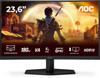 AOC C24G42E Monitor Gaming Curvo 23.6" Full HD 180Hz VA HDR10 Nero E Rosso