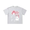260 GSM Double Yarn 32 Count 100% Cotton Spy x Family V3 Anya Bond Print Unisex Heavy Cotton T Shirt