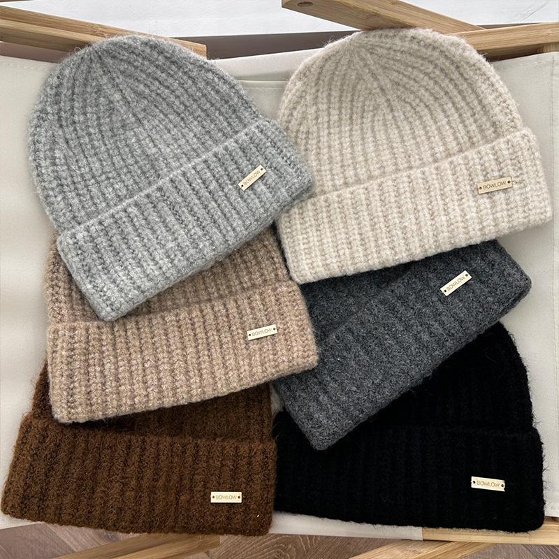 Ear Protection Warm and Cold Proof Knitted Hat  Large Head Circumference  Face Showing Small Wool Blended Japanese Cold Hat for Men