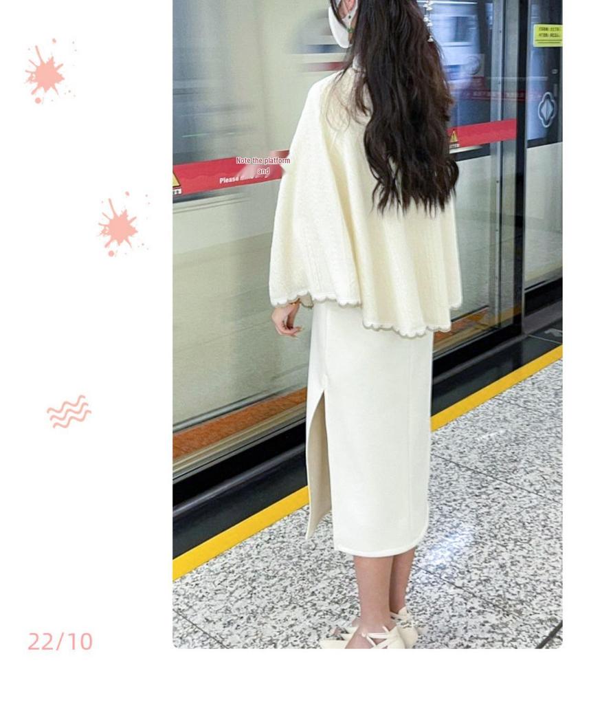 Autumn 2022 Retro Chinese-style Knitted Cheongsam Shawl - Elegant & Versatile