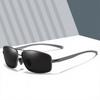 Unisex Square Polarized Full Rim Durable Sunglasses UV400 Aluminium Magnesium Frame Lightweight for Outdoor Cycling Driving