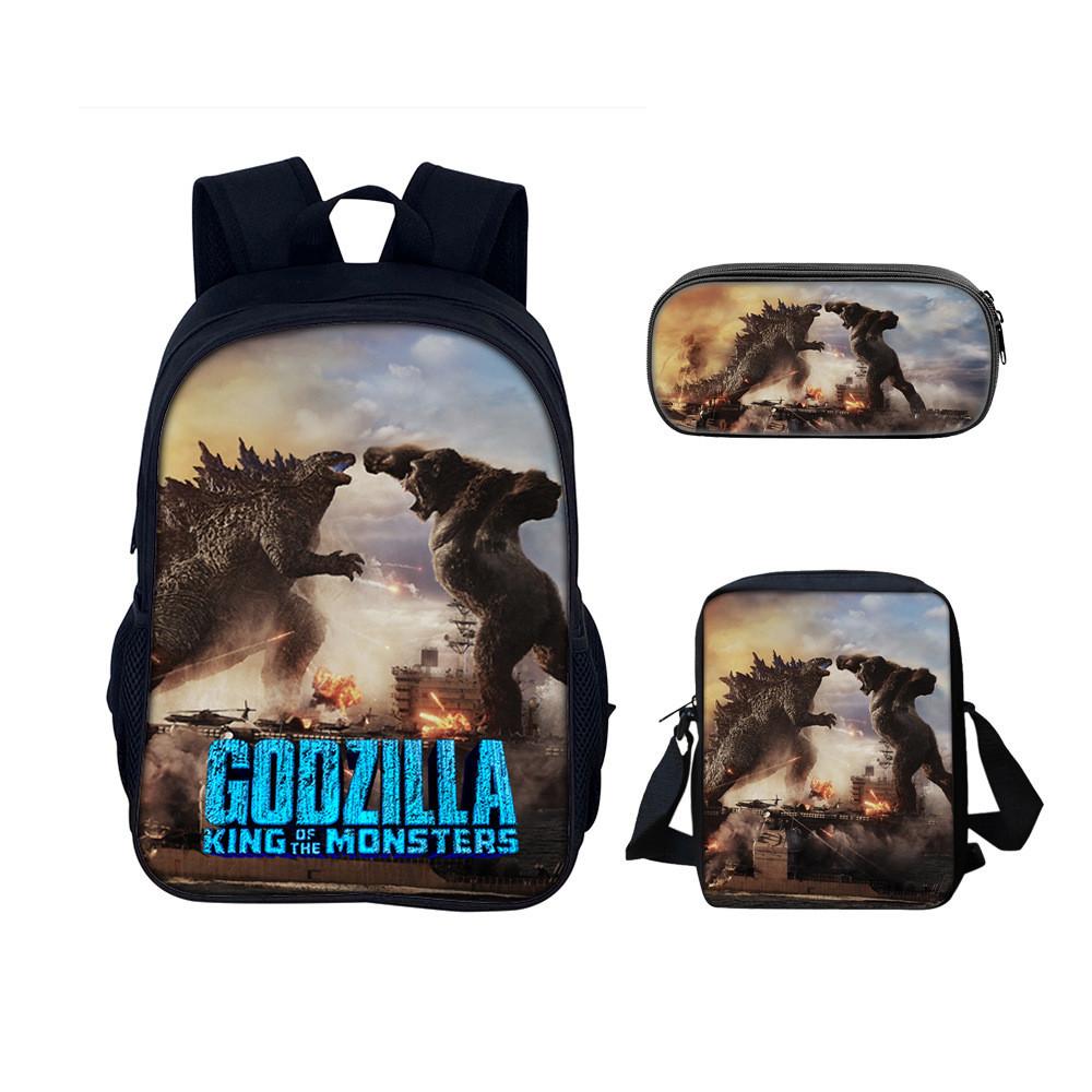 Набор рюкзаков Godzilla из нейлона для школы и путешествий