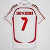 Retro AC Milan 2006-2007 Season Home Away Soccer Jersey Short Sleeve Men Women Adult Football Shirt