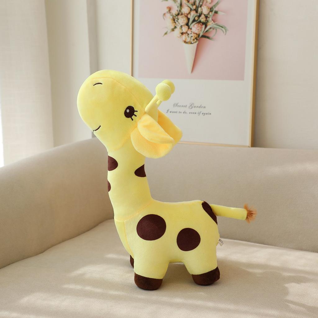 Cartoon Giraffe Plush Toy Kawaii Animal Doll Children's Toy Home Decoration Birthday Present Soft Toy Giraffe