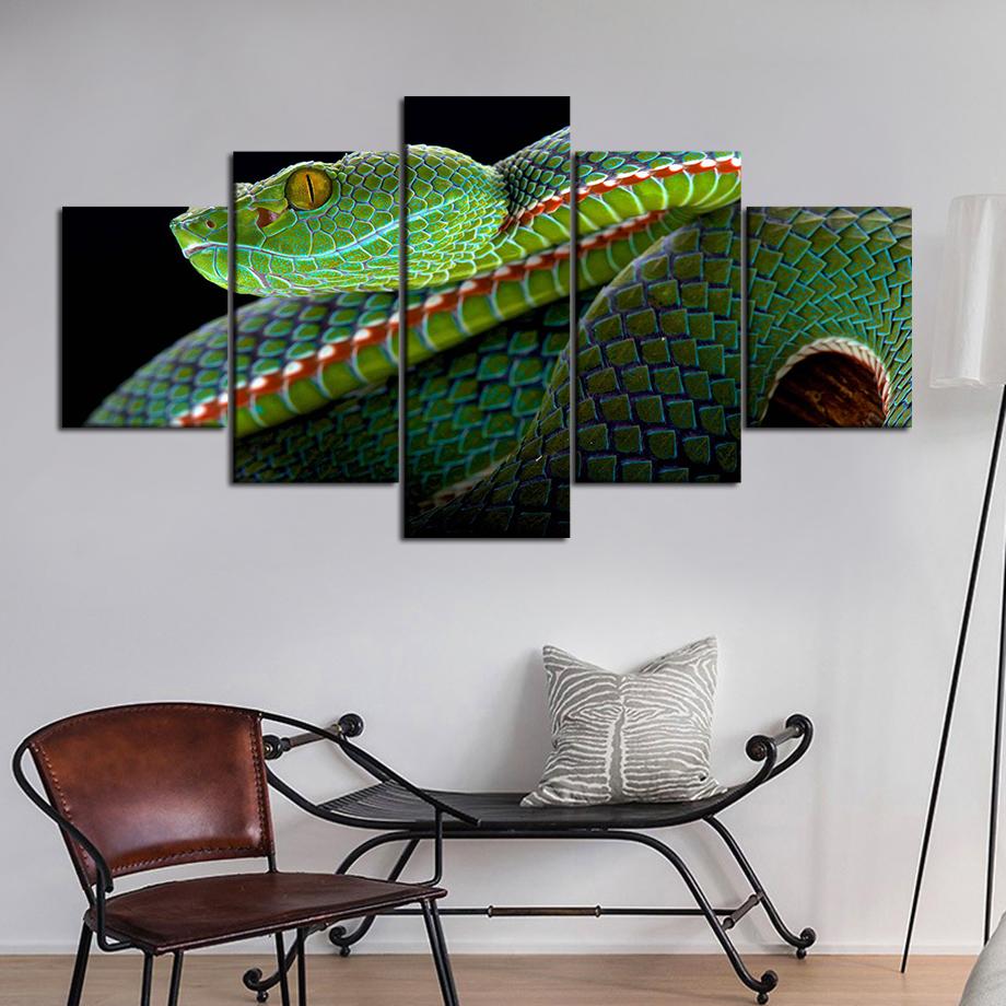 5 panel viper picture poster hd canvas canvas art painting living room wall decoration picture poster