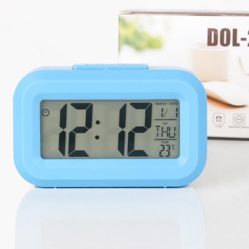 LED Digital Alarm Clock Electronic Screen Desktop Table Clocks For Home Office Backlight Snooze Calendar