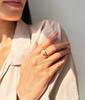 Natural Opal classic ring 14K gold ring for women Oval shape stylish dainty handmade party wear jewelry Healing crystals gift ideas