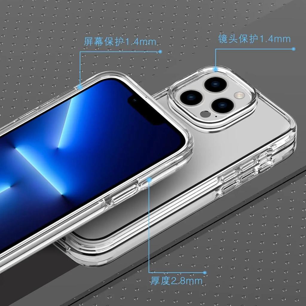 Clear Phone Case For iPhone 14 13 12 11 15 Pro Max For Magsafe Magnetic Wireless Charging Animation Case 7 8 XR XsMax Cover Case