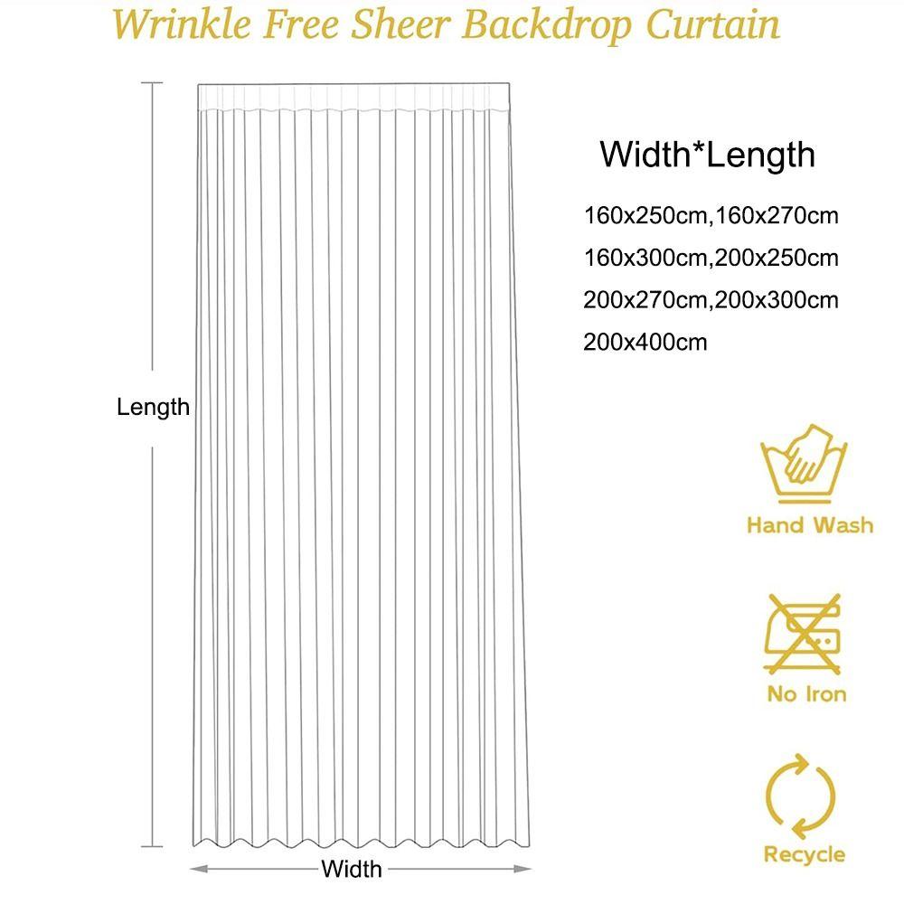 Wrinkle Free Wedding Backdrops White Background Curtains New Photo Back Drop  Wedding Party