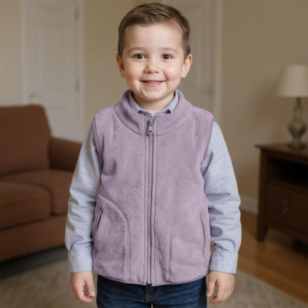 Детский жилет Флисовый жилет И зимний плюс бархатный утолщенный жилет Детский жилет