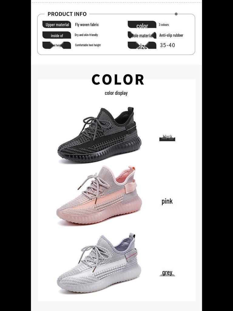 Women's Casual Breathable Shoes - Lightweight, Versatile, Soft Sole for Running & Walking In Spring and Autumn