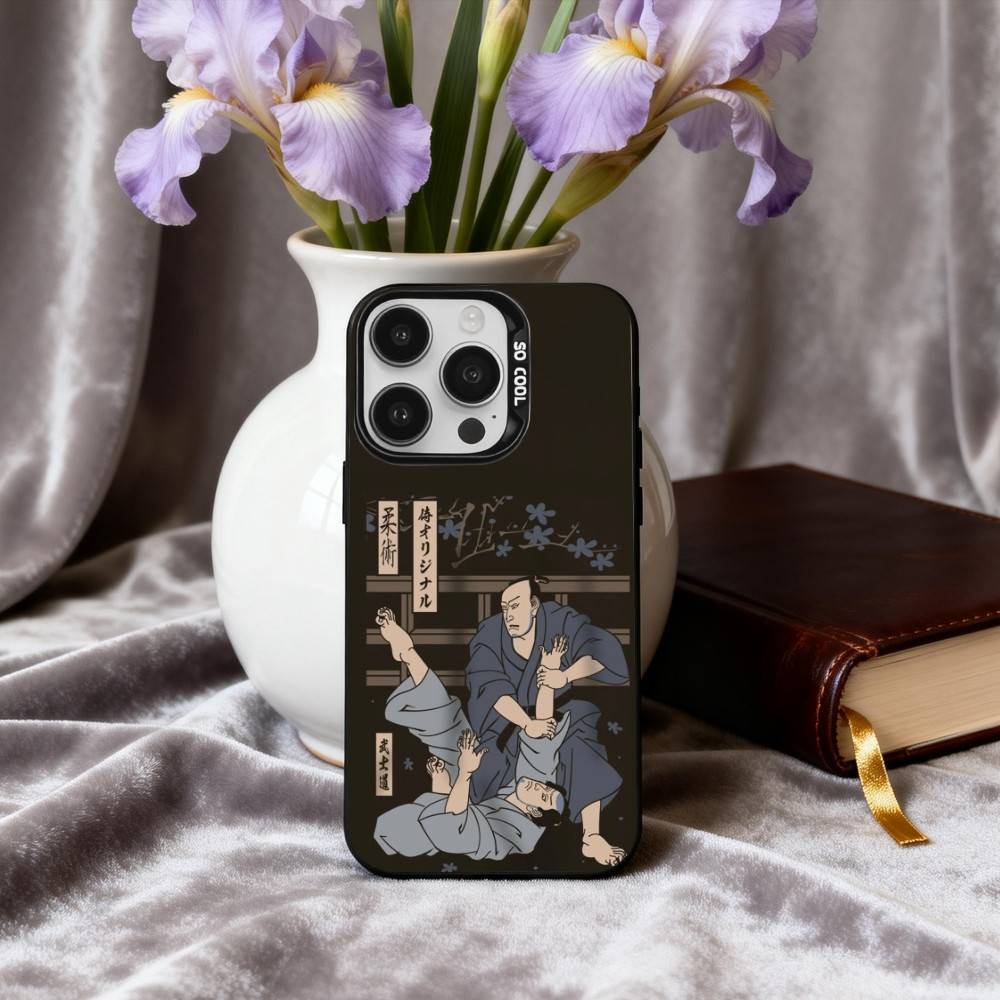 Чехол для телефона J-Jujitsu J-JudoS для iPhone17,16,15,14,13,12,11 Plus,Pro Max Черный Конфетный серебристый чехол для телефона